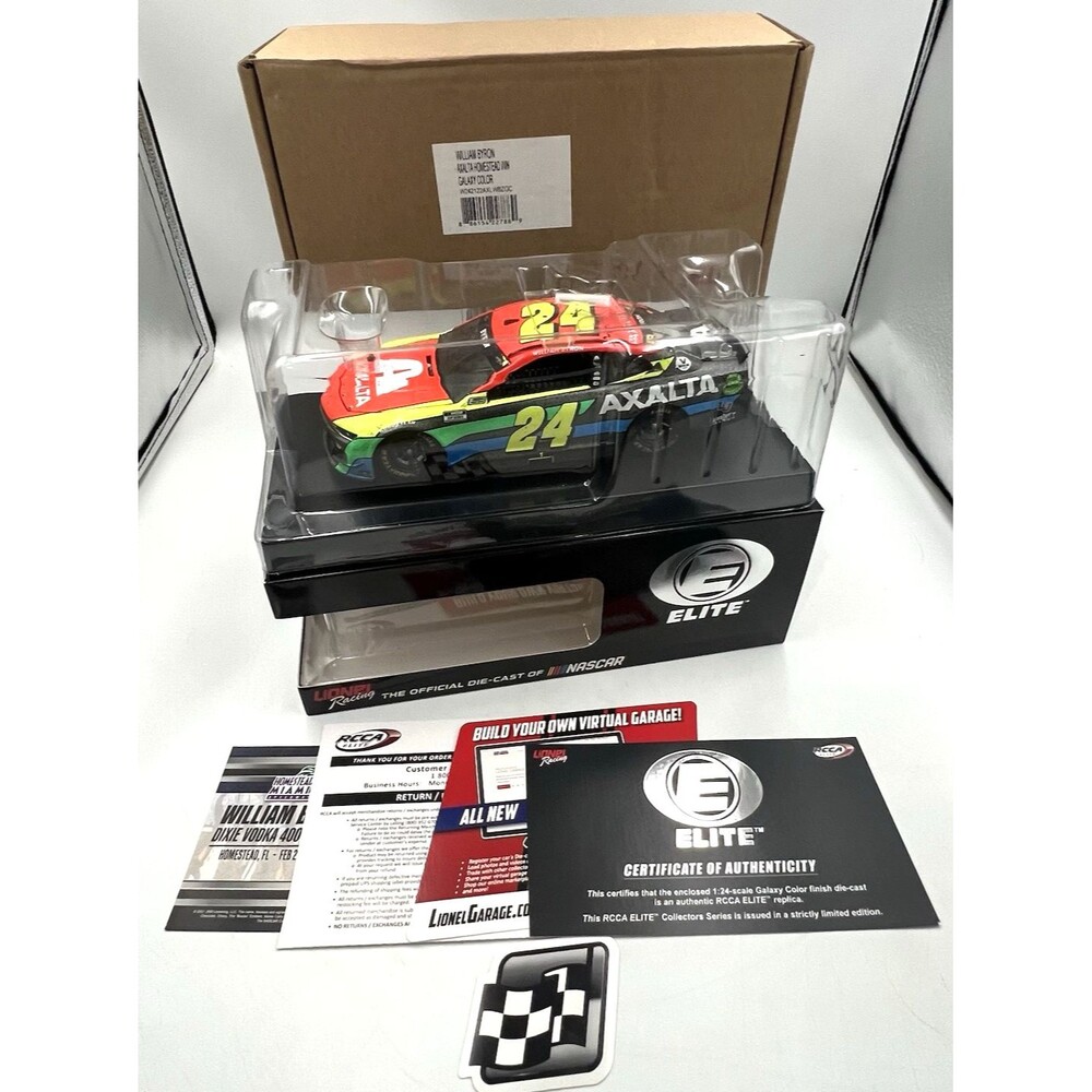 William Byron 2021 Axalta Homestead Win 1:24 ELITE Galaxy Color 1 of 27 RARE